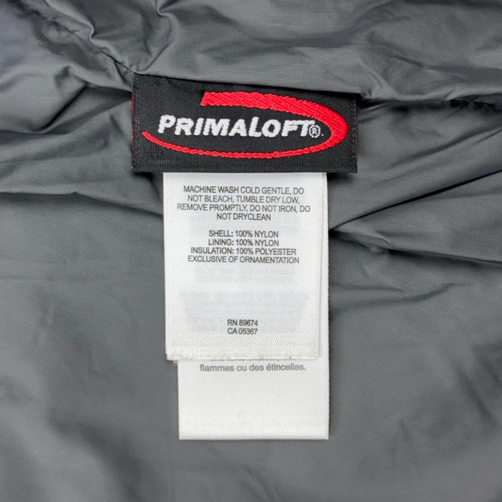 Mountain Hardwear Jacket Womens Medium Gray PrimaLoft Insulated Puffer Full Zip - Picture 13 of 15